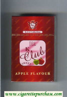 K Club Ideal Sweet Apple Flavour cigarettes hard box